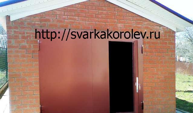 лучшие гаражные ворота, изготовление металлических гаражных ворот