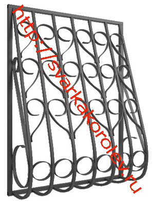 стандартные решетки окна г. Москва, Московская область