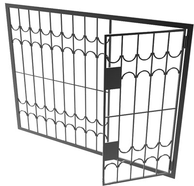 защита окон решетками, стальные решетки на окна