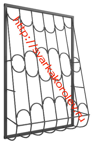 простые оконные решетки г. Москва, Московская область