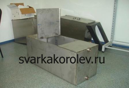 изготовление металлических емкостей. изготовления баков нержавеющей стали