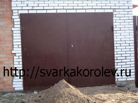 гаражные ворота под ключ. ворота гаражные  калиткой купить